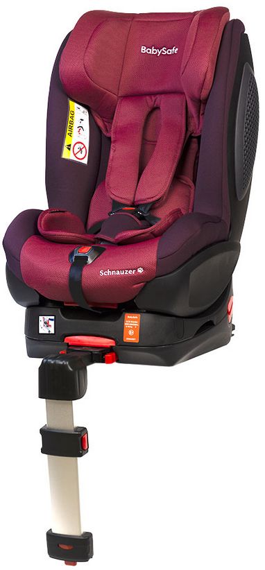 BabySafe Schnauzer - fotelik samochodowy 0-18 kg-Różowo-Fioletowy