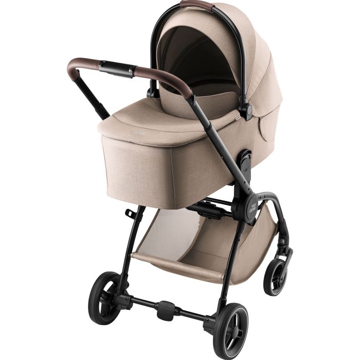 Britax Romer Rio - kompaktowy wózek głęboko-spacerowy 2w1-Teak Style