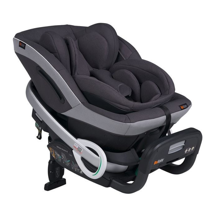 BeSafe Stretch B - fotelik dla dzieci od 40 do 125 cm wzrostu, do 36 kg-02 - Metaliczny Melange