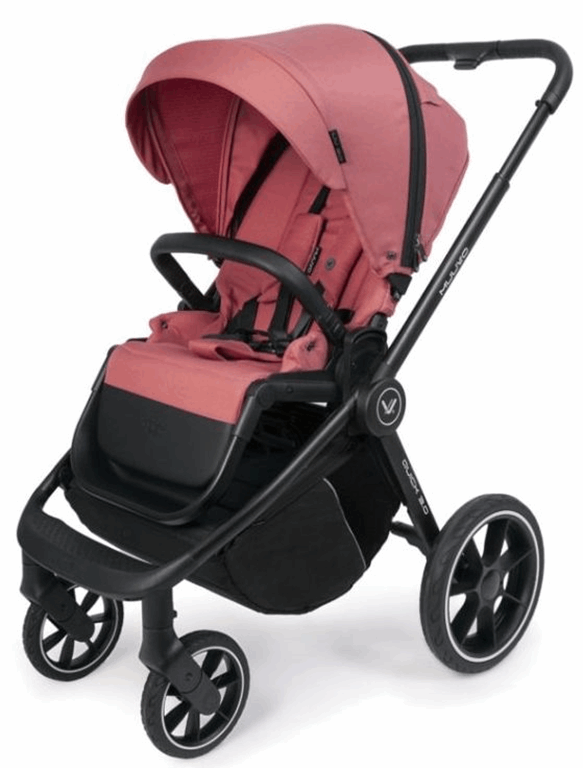 Muuvo, Quick 3.0 - wózek spacerowy z wyposażeniem-Pure Pink
