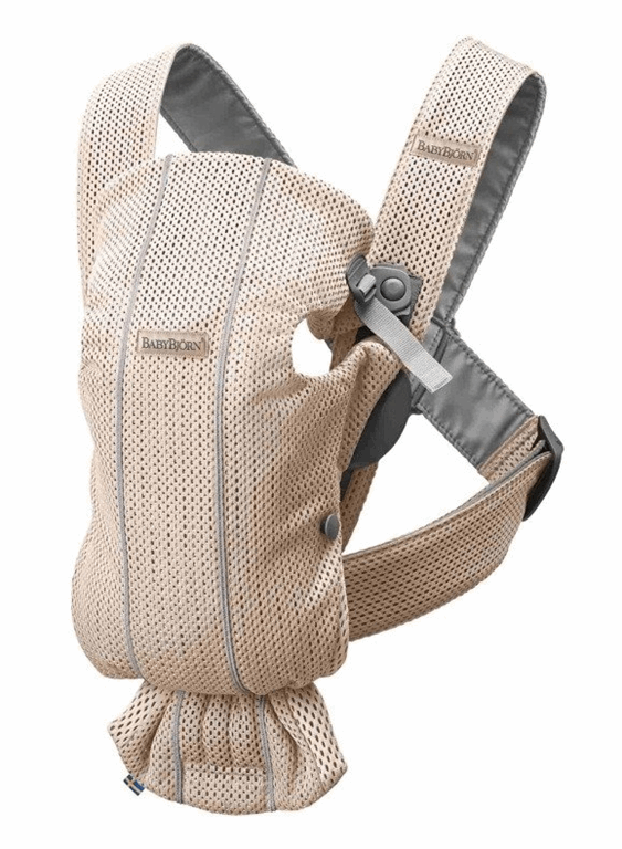 BabyBjorn, Mini 3D MESH - nosidełko biodrowe-Perłowy Róż