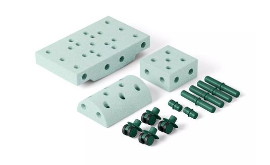 MODU Curiosity set - Kreatywne klocki -Miętowy