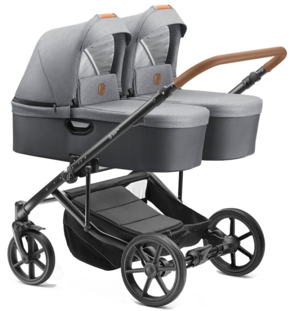 Jedo Duo 2w1 - wózek głęboko-spacerowy dla bliźniąt-D45