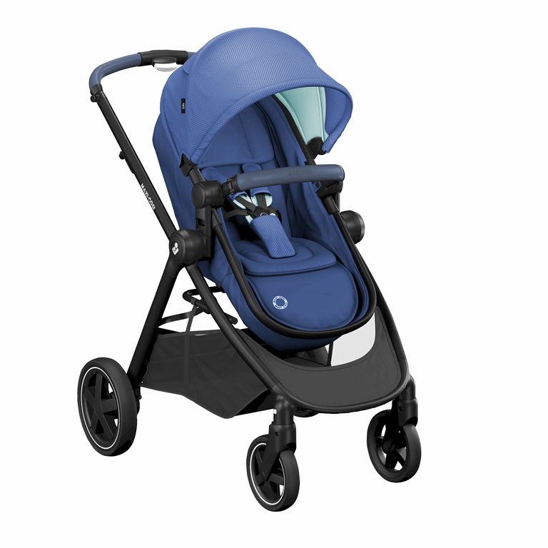 Maxi-Cosi, Zelia - uniwersalny wózek głęboko-spacerowy-Essential Blue