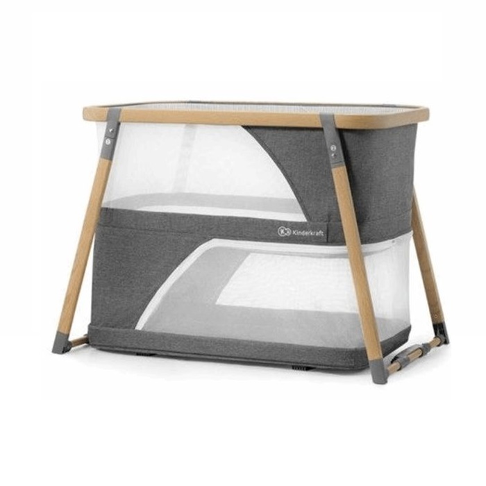 Kinderkraft Sofi łóżeczko turystyczne z funkcją kojca 4w1 Grey