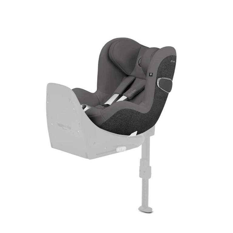 Cybex Sirona Z2 i-Size - fotelik samochodowy bez bazy dla dzieci od 45 do 105 cm wzrostu, do 18 kg-Soho Grey