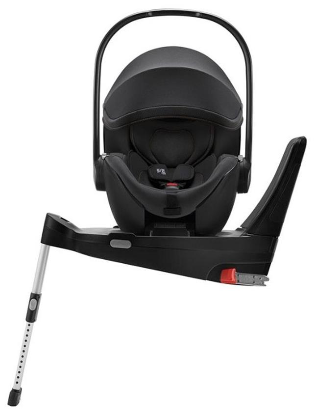 Britax Romer Baby-Safe 5Z2 - fotelik samochodowy dla dzieci od urodzenia do 85 cm wzrostu z bazą Flex Base 5Z-Fossil Grey