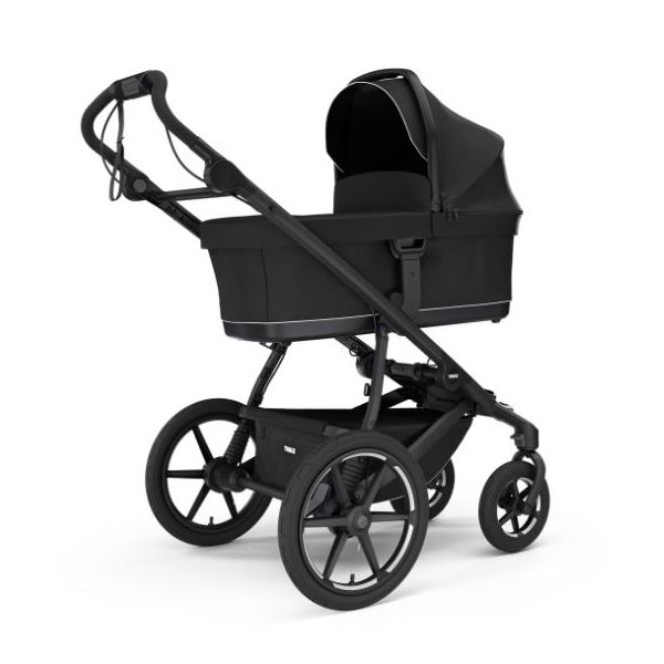 Thule Urban Glide 4-wheel - czterokołowy wózek spacerowy z gondolą-Black on Black