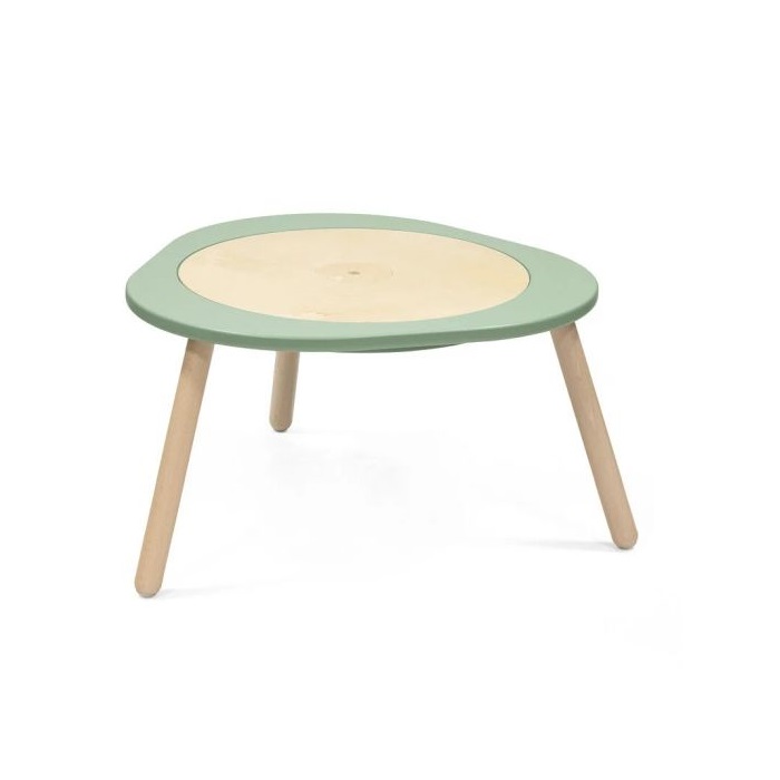 Stokke MuTable V2 - stolik do zabawy + krzesełko-Clover Green-Krzesełko White