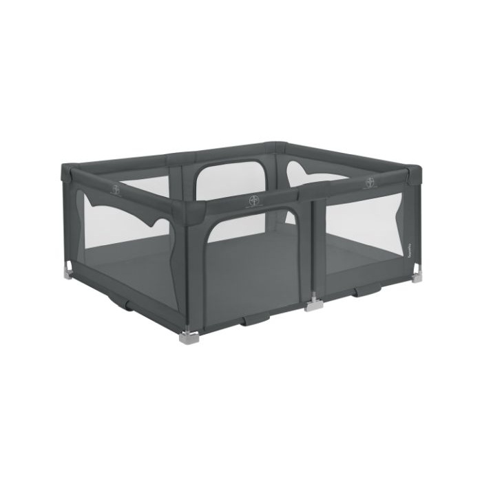 Lionelo Florence Easy Fold składany kojec dziecięcy 151 x 185 cm-Grey Graphite