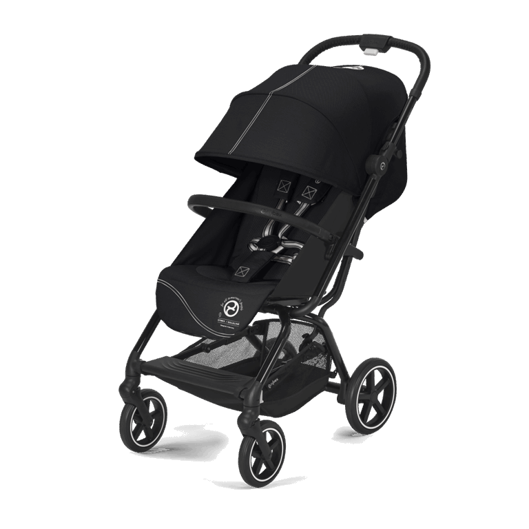 Cybex Eezy S+ 2 - wózek spacerowy-Moon Black