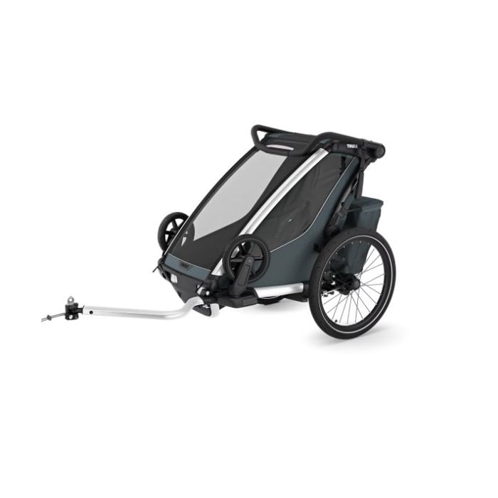 Thule Chariot Cross 2 single - przyczepka rowerowa do jednego dziecka-Dark Slate
