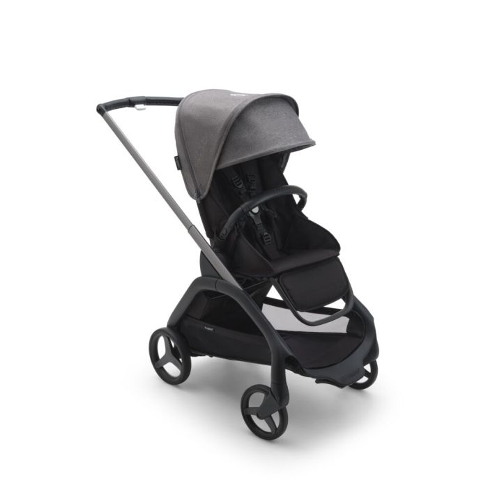 Bugaboo Dragonfly - wózek spacerowy-Graphite-Grey Melange-Midnight Black