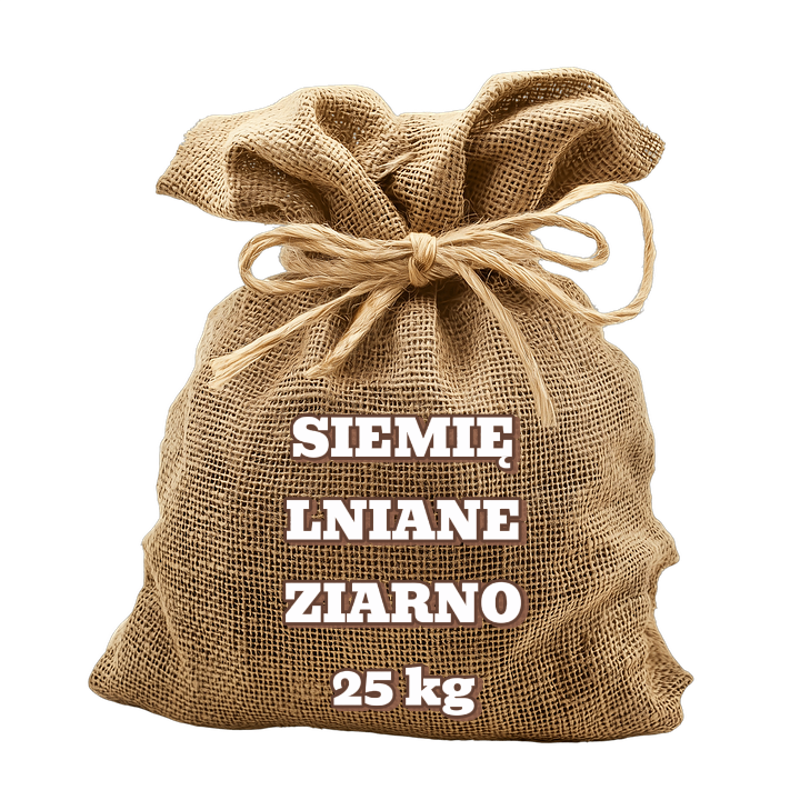 Siemię lniane ziarno 25 kg HURT