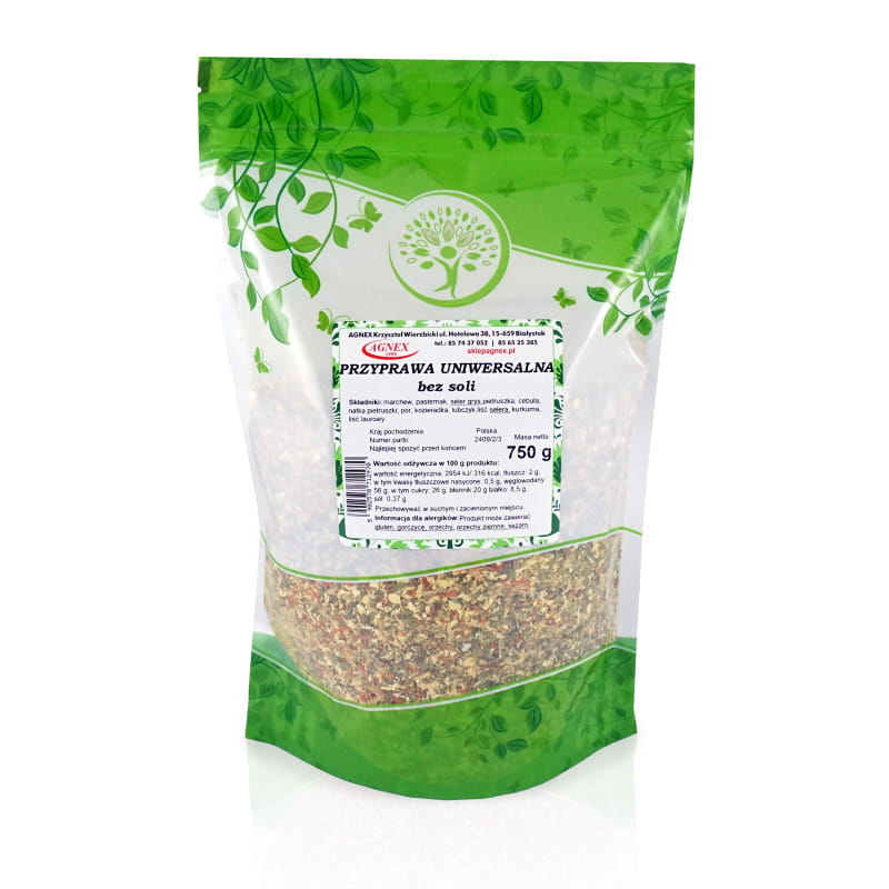 Przyprawa uniwersalna bez soli 750g