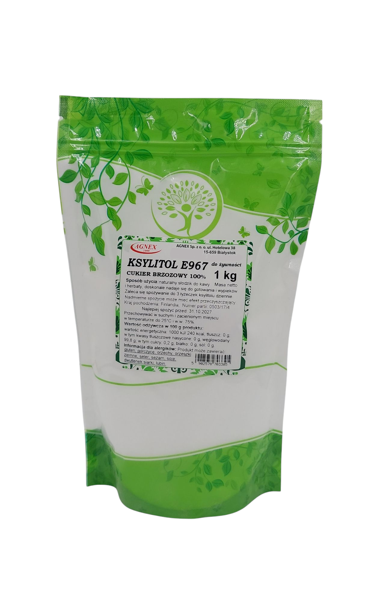 Ksylitol fiński Danisco (E967) 1 kg