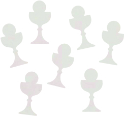 Kielich komunia, scrapki, baza do makramy, zaproszeń, kartek, wycinanki, tekturki, dekor, zestaw 10 szt