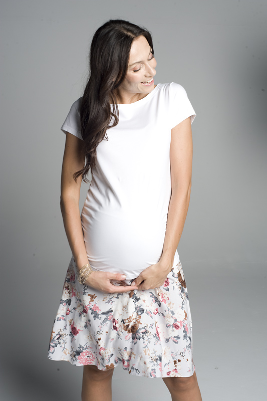 Bluzka ciążowa Basic KR Vegan