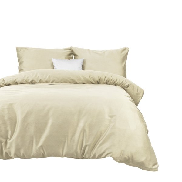 Pościel satynowa DARYMEX kolekcja Satynlove 220x200 wz. krem 155