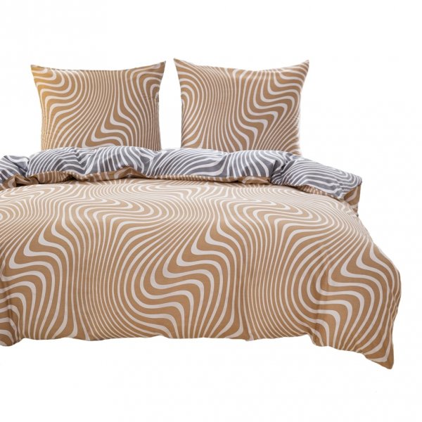 Pościel dwustronna bawełna satynowa 220x200 - wz. QM-23032