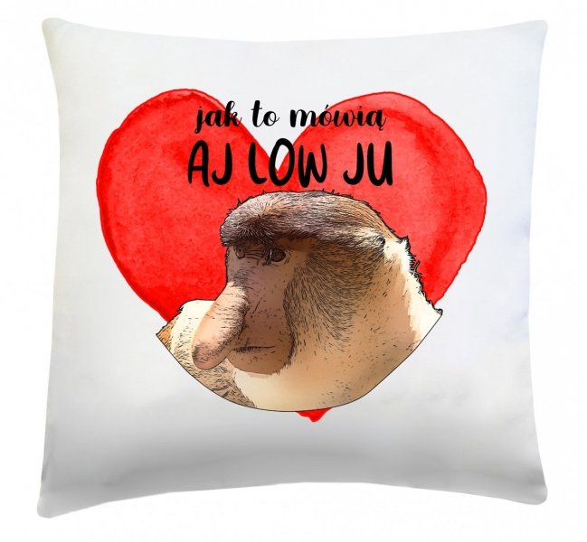 Poduszka na Walentynki 40x40 wz. 36