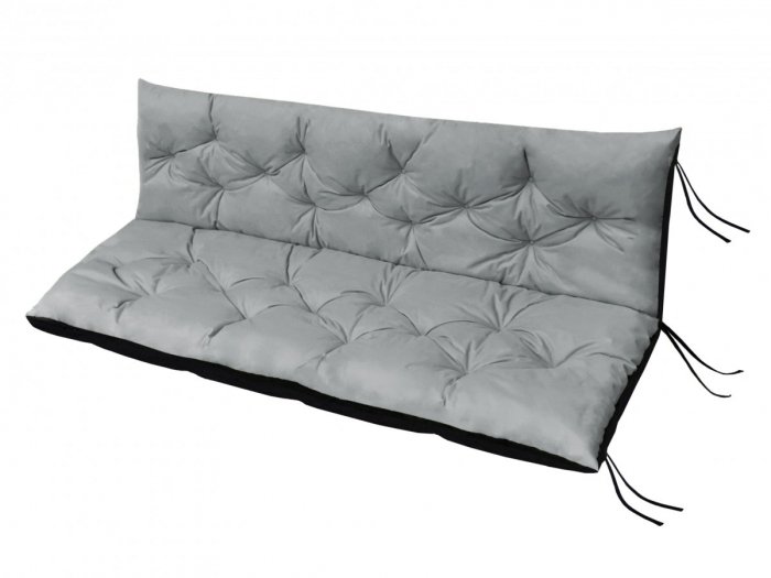 Poduszka ogrodowa na huśtawkę - 180x60x50 wz. Jasny Szary