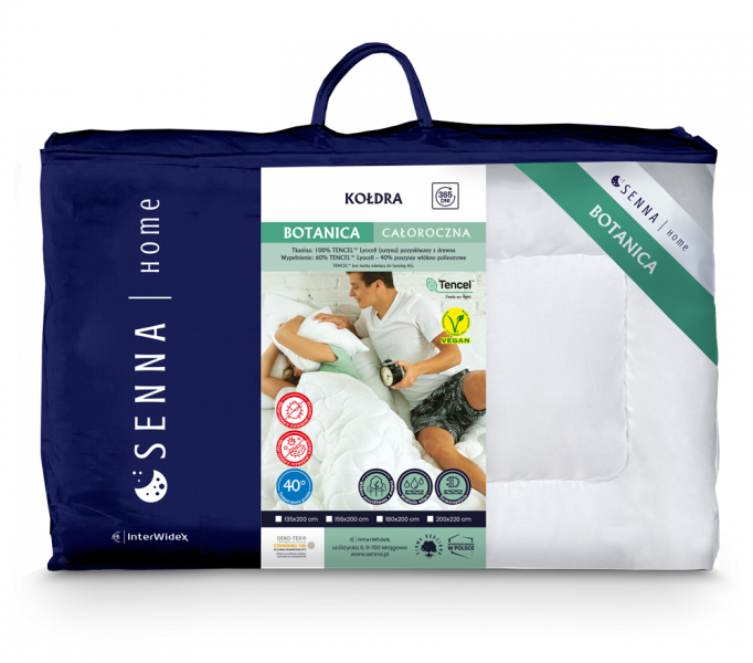 Kołdra BOTANICA/TENCEL Inter-Widex 135x200