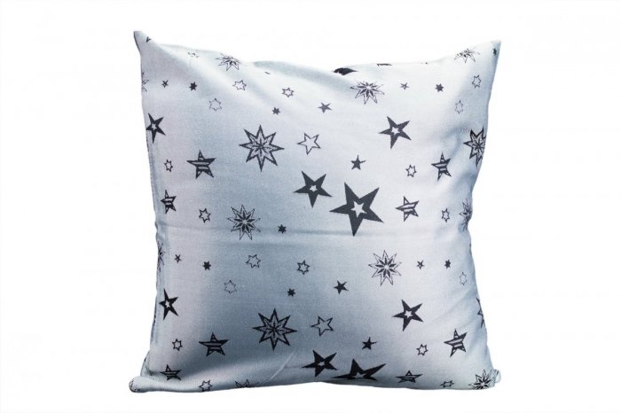 Poszewka na poduszkę Śnieżka 40x40 wz. Boże Narodzenie 703A kolor: szary