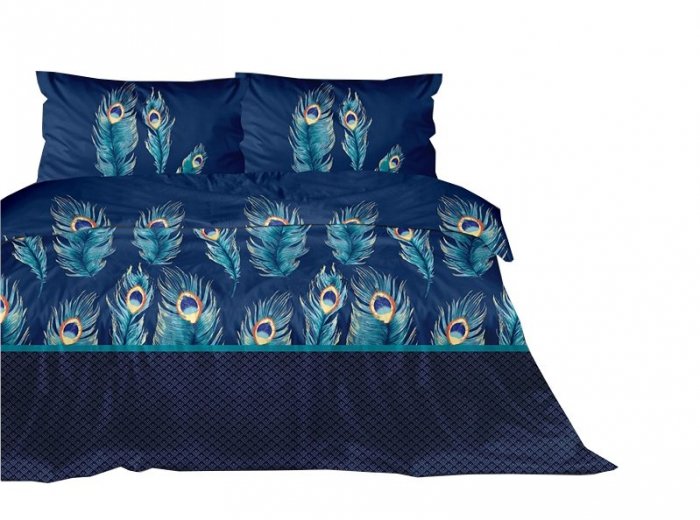 Pościel satynowa GRENO Gold Collection 140x200 wz. Windy