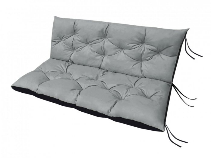 Poduszka ogrodowa na huśtawkę - 150x60x50 wz. Jasny Szary