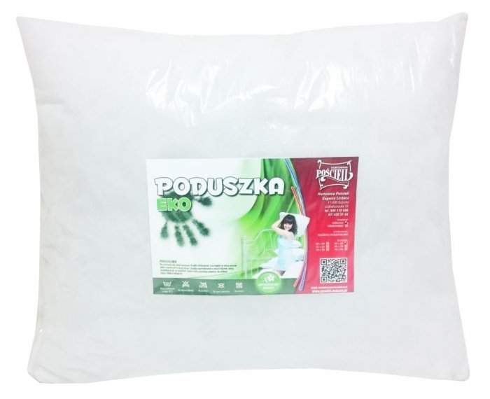 Poduszka biała, wkład, wsad do poduszki 50x60 cm – I gatunek