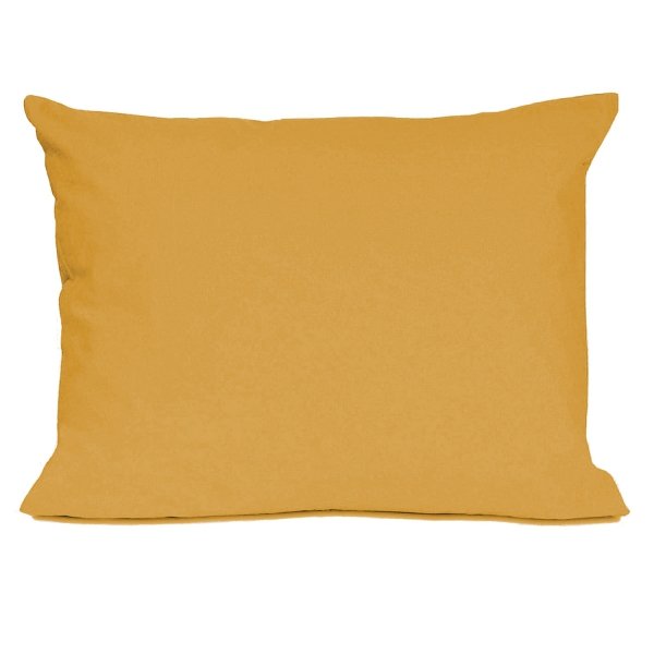 Poszewka na poduszkę RUBIN 70x80 100% bawełna wz. musztarda