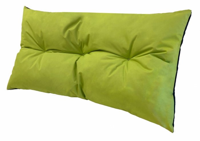 Poduszka ogrodowa na paletę huśtawkę 120x60 wz. Limonka