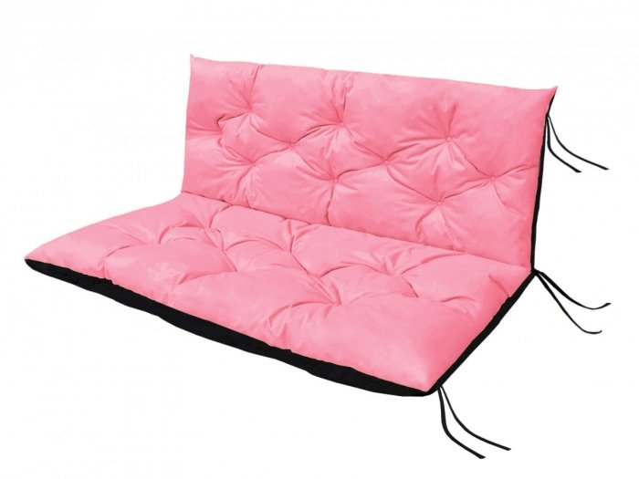 Poduszka ogrodowa na huśtawkę - 120x60x50 wz. Różowy