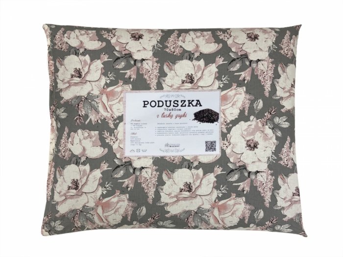 Poduszka z łuską gryki 70x80 wz. 7 peonia