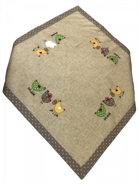 Obrus Wielkanoc 85x85 85% poliester, 15% len wz. 1392