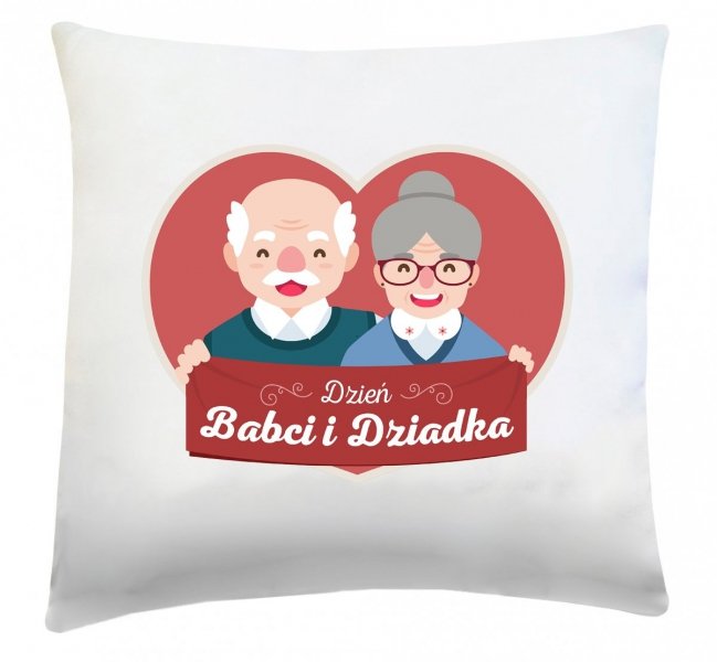 Poduszka na Dzień Babci i Dziadka 40x40 wz. 07