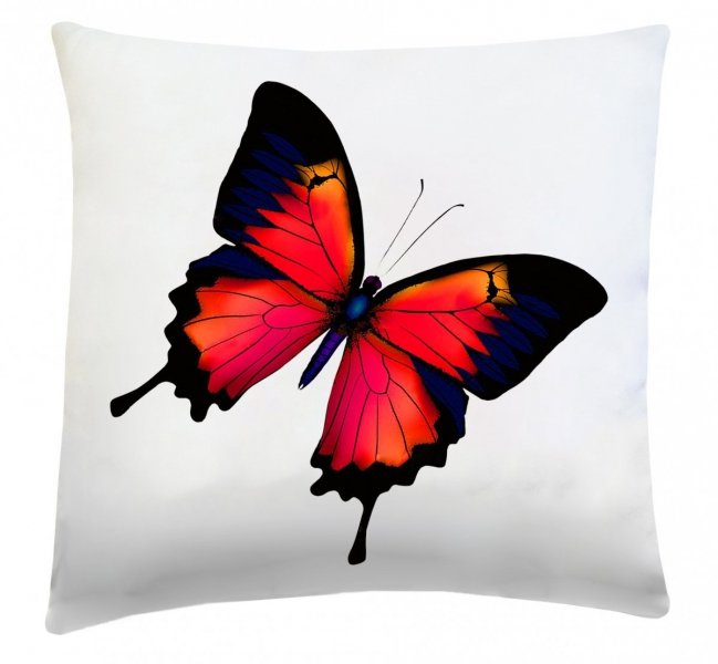 Poduszka dekoracyjna 40x40 wz. Motyl