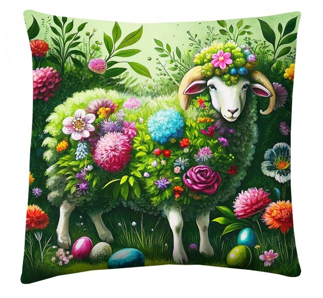 Poduszka z nadrukiem dwustronnym 40x40 Baranek 1