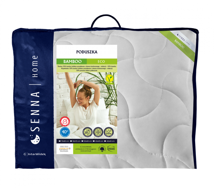 Poduszka Inter-Widex Bamboo Eco - rozmiar 70x80