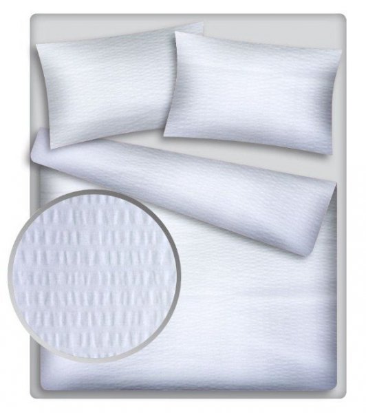 Poszewka 70x80 - KORA bawełniana wz. biały