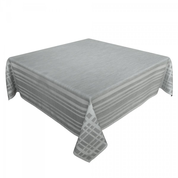 Obrus DESIGN THREE 140x300 100% poliester wz. 349 szary