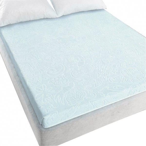 Prześcieradło frotte "Tulipan 4" 175x220 bez gumki wz. świetlik