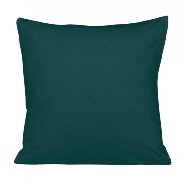 Poszewki na jaśki 40x40 JERSEY wz. zieleń butelkowa (036)