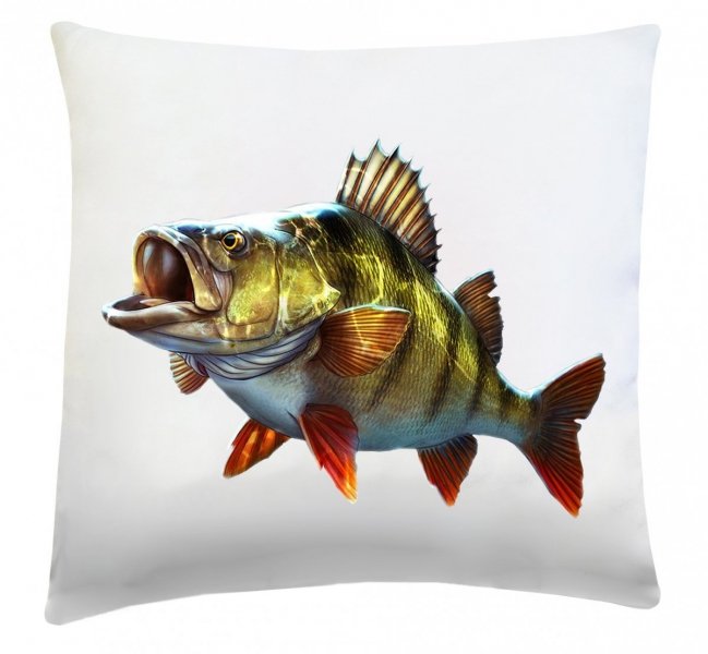 Poduszka dekoracyjna 40x40 wz. Okoń