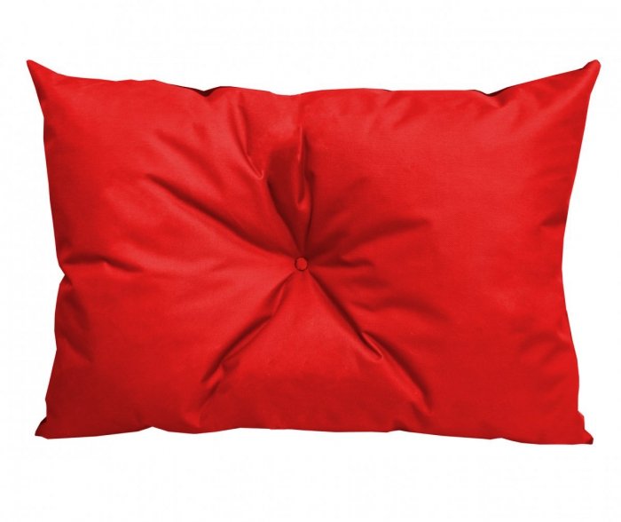 Poduszka ogrodowa na paletę - narożnik 70x40 wz. Czerwony