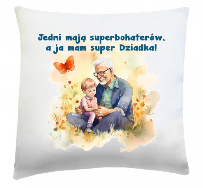 Poduszka na Dzień Dziadka 40x40 wz. 20