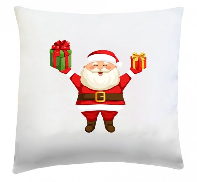 Poduszka świąteczna 40x40 wz. Święty Mikołaj 2