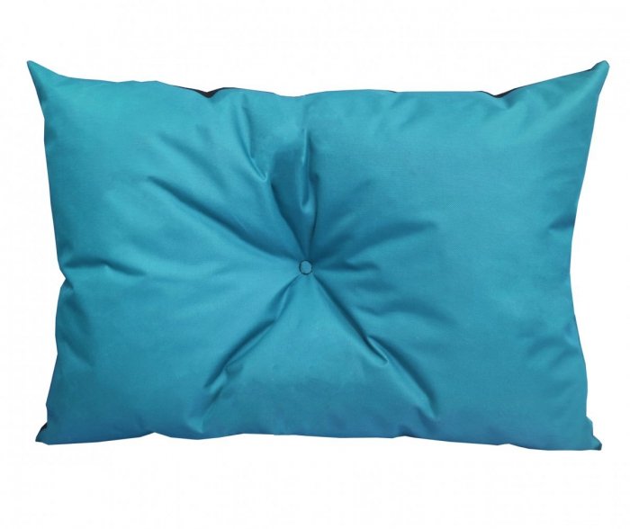 Poduszka ogrodowa na paletę - narożnik 70x40 wz. niebieski