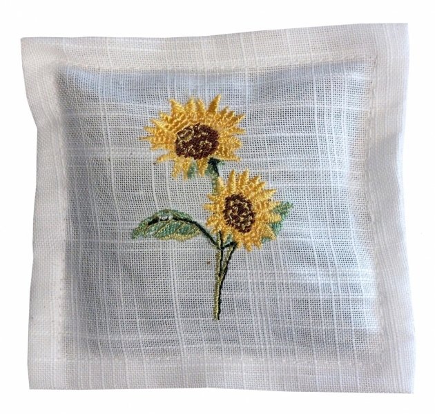 Haftowany woreczek zapachowy LAWENDA 09 Słonecznik